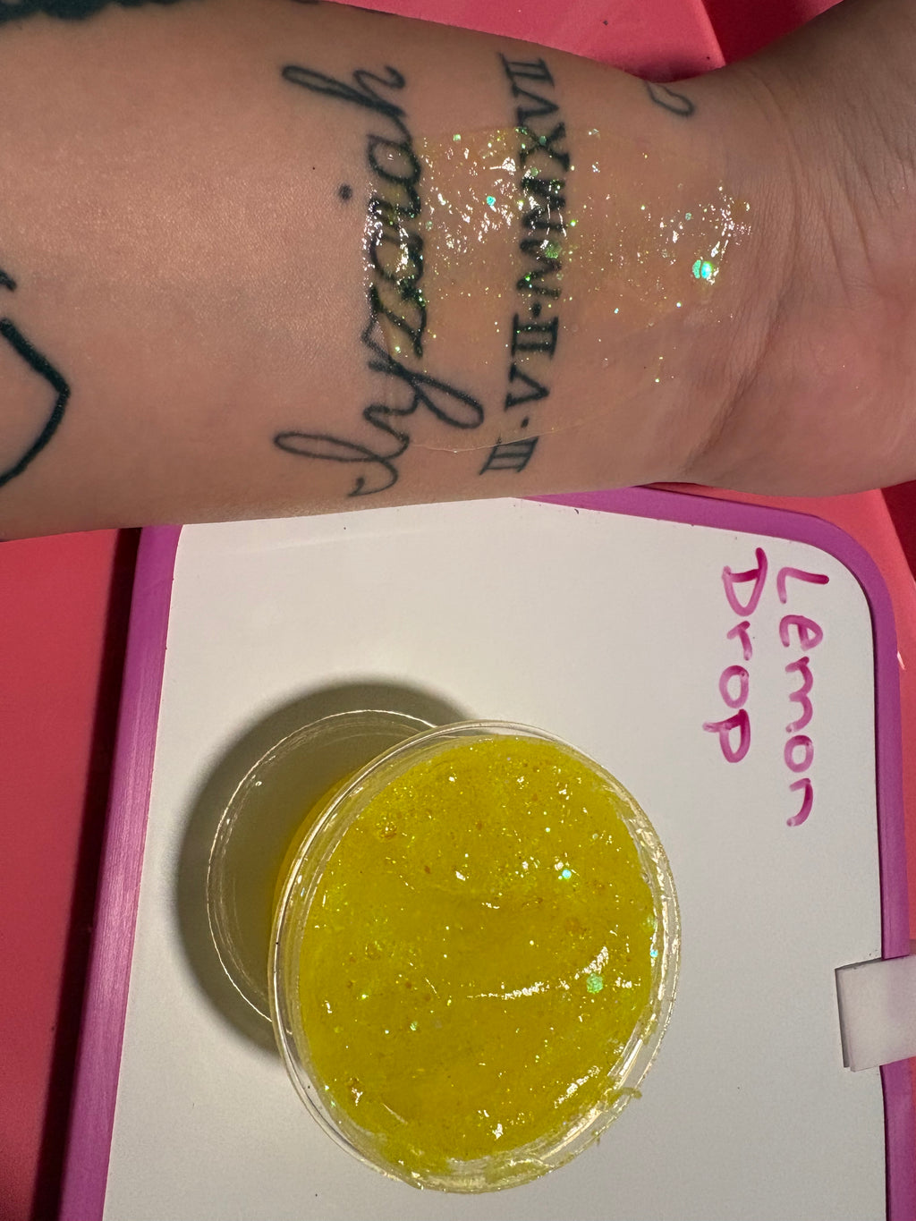 “Lemon Drop” Hair and Body Glitter 2oz