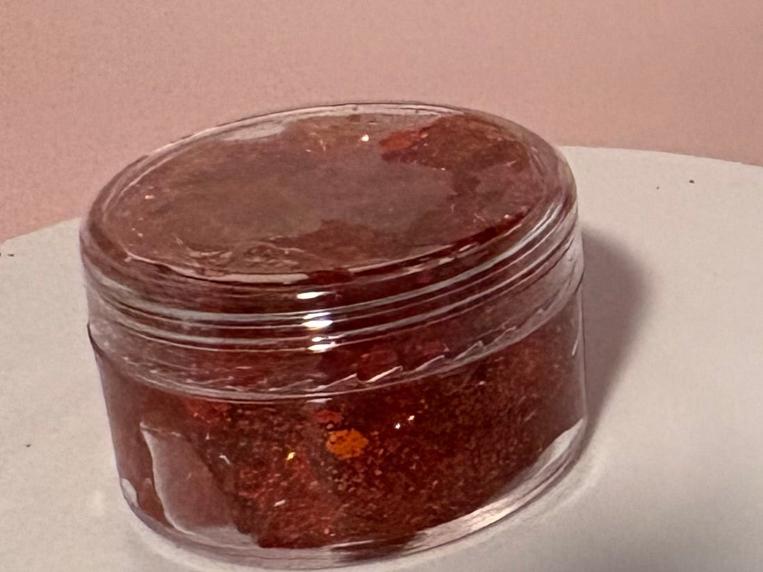“Scarlett Kiss” Hair and Body Glitter