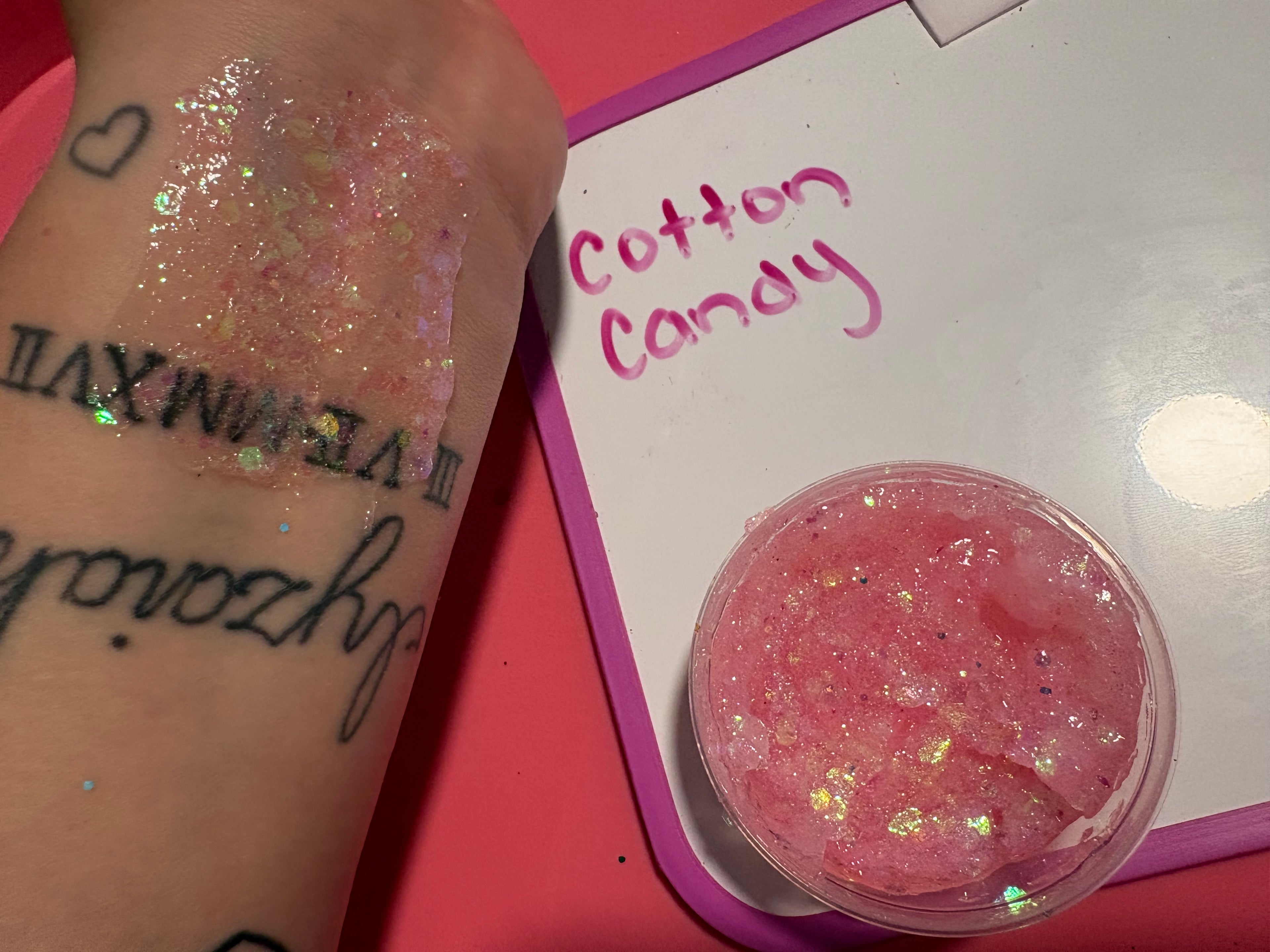“Cotton Candy” Hair and Body Glitter