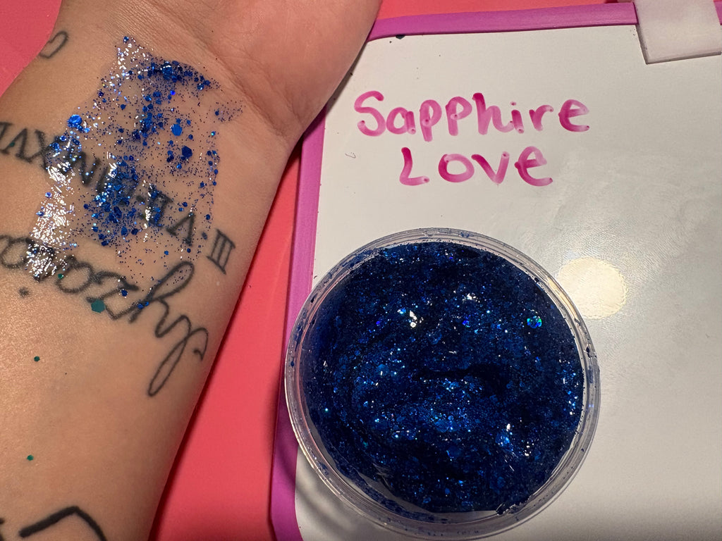 “Sapphire Love” Hair and Body Glitter 2oz