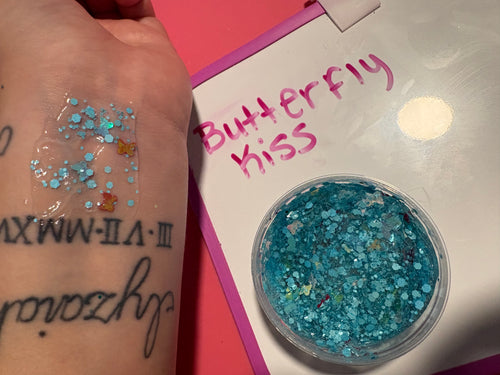 “Butterfly Kiss” Hair and Body Glitter