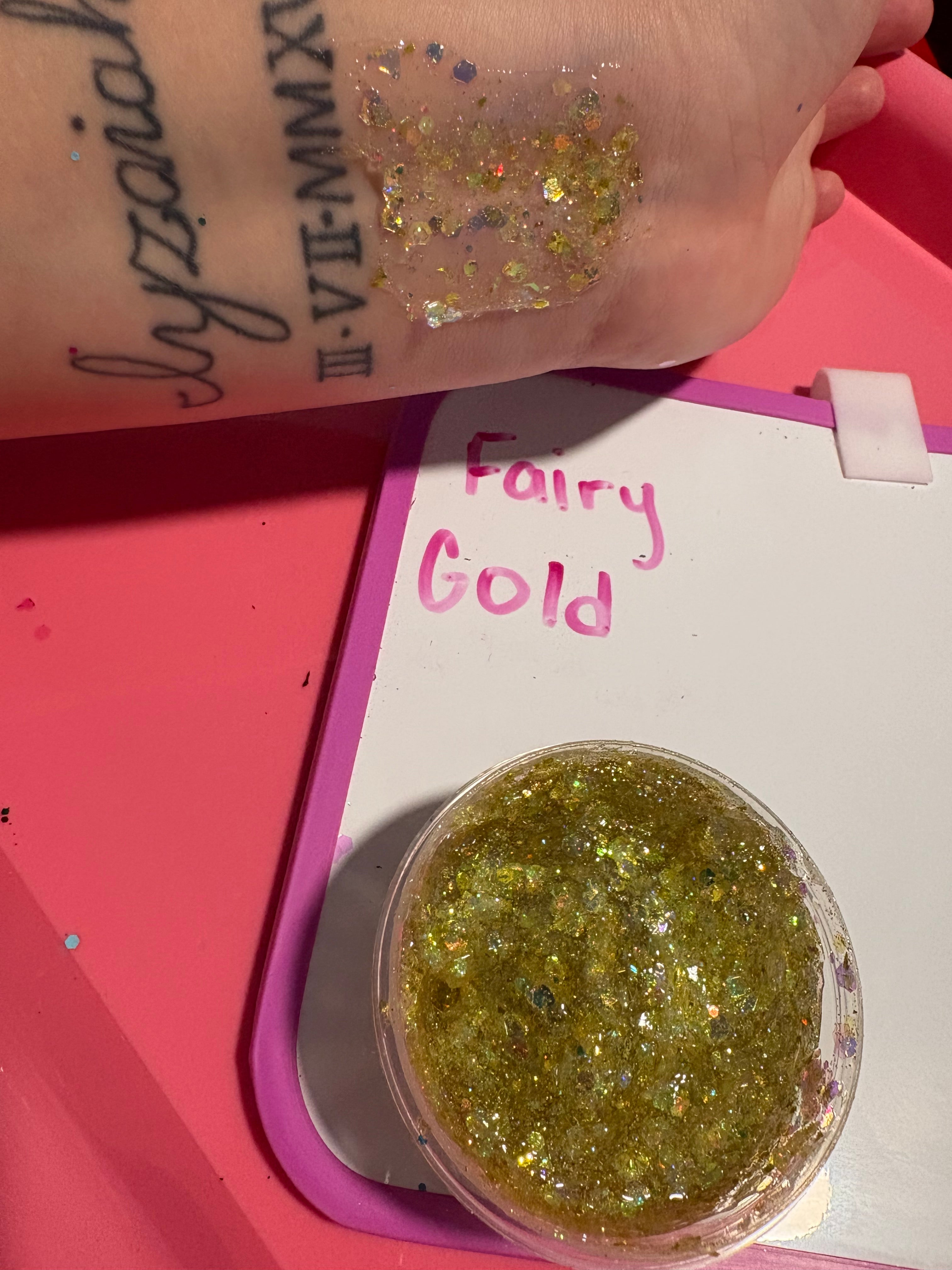 “Fairy Gold” Hair and Body Glitter 2oz