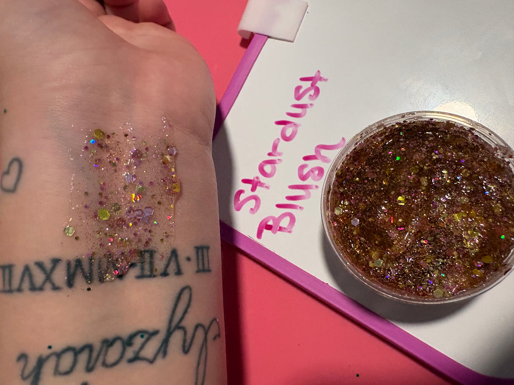 “Stardust Blush” Hair and Body Glitter 2oz