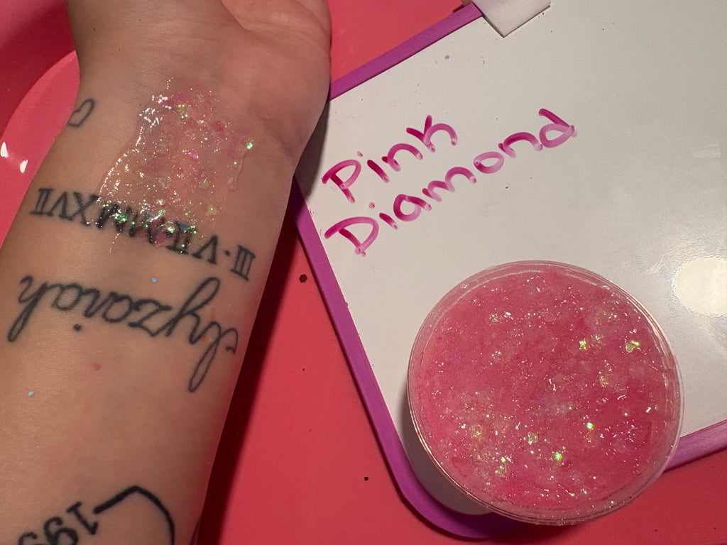 “Pink Diamond” Hair and Body Glitter 2oz